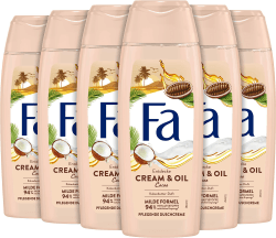 FA Duschgel Cream & Oil Cacao, 6er Pack (6x 250 ml) Kakaobutter 250 ml (6er Pack)