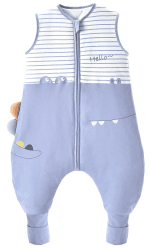Chilsuessy Baby Schlafsack mit Beinen 2.5 Tog Winter Schlafsack Unisex Ganzjahres Schlafsack mit Füßen Babyschlafsack Schlafsack Kinder, Cute Krokodil, 80cm/Baby Höhe 85-95cm 80cm/Baby Höhe 85-95cm Cute Krokodil
