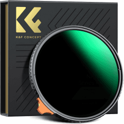 K&F Concept Nano-X 72mm ND Filter Variabler Graufilter ND2-400 (1-9 Stop) Vario ND Filter mit Filtertasche