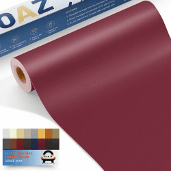 OAZ Leder Reparatur Patch, 40x160cm Lederflicken Selbstklebend Leder Reparatur Patch, für Möbel, Sofas, Autositze, Handtaschen, Jacken, Leder Renovierung, Weinrot Weinrot 40x160cm