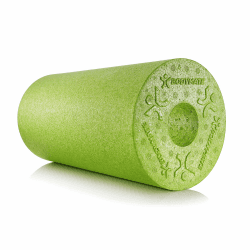 BODYMATE Faszienrolle Standard Mittel-Hart Länge 30 cm Durchmesser 15 cm mit Gratis E-Book - Professionelle Faszienroller Größen Apfel-grün