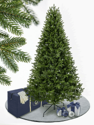 EveXmas- Adele Grün- 185 cm- 100% Spritzguss - Künstlicher Weihnachtsbaum wie EIN echter - Tannenzweige aus 100% Polyethylen- Auf einem Metallständer- Aufbewahrungstasche im Lieferumfang enthalten Grün 185cm