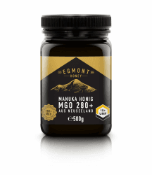 Egmont Honey Manuka Honig 280+ MGO 10+ UMF 500g |zertifizierter MGO und UMF Gehalt |roh und 100% natürlich | hergestellt in Neuseeland 500 g (1er Pack)