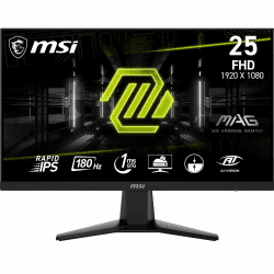 MSI MAG 256F 24,5 Zoll FHD Gaming Monitor - 1920 x 1080 Rapid IPS Panel, 180 Hz / 1ms GtG, 127% sRGB, Frameless Design, HDR Ready - DisplayPort 1.2a, HDMI 2.0b CEC 24,5 Zoll 180 Hz