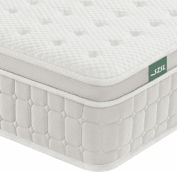 SZsuilong Matratze 160x200, Höhe 26cm Taschenfederkernmatratze 7-Zonen Härtegrad H3 H4 mit Memory Foam Komfort Federkernmatratze Ergonomischer, 100 Nächte Probeschlafen Mittel Fest-26cm 160x200x26cm