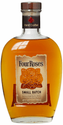 Four Roses Small Batch Kentucky Straight Bourbon Whiskey, Bourbon Whisky mit Honig- & Karamell-Note, 45% vol, Geschenk-Idee für Erwachsene, 1 x 0,7 l 0.7 l 9 Jahre