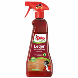 Poliboy - Leder Intensiv Pflege - Sprühmatic Flasche - reinigt, pflegt und schützt alle Glattleder - Imprägnierer - Einzeln - 375ml - Made in Germany Leder Intensiv Pflege 375ml 375 ml (1er Pack)