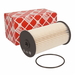 febi bilstein 26341 Kraftstofffilter mit Dichtring, 1er-Pack, Weiß/Schwarz Single