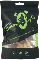 SnackOMio – Premium Hundesnack – knusprige Kaninchenohren an Entenbrustfilet, getreidefrei, 1er Pack (1 x 70g) Kaninchen + Ente 70 g (1er Pack)