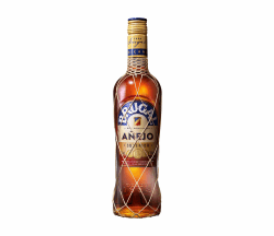 Brugal Añejo Ron Superior 5 Jahre | dominikanischer Rum | milder, bernsteinfarbener Premium-Rum | 38% Vol | 700ml Einzelflasche Einzelflasche 1 x 0.7 l