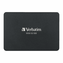 Verbatim Vi550 S3 SSD, internes SSD-Laufwerk mit 512 GB Datenspeicher, Solid State Drive mit 2,5'' SATA III Schnittstelle und 3D-NAND-Technologie, schwarz Vi550 S3 SSD 512 GB 2,5'' SATA III