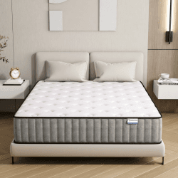 Matoresu Matratze 140x200 cm 7-Zone Härtegrad H3 Höhe/Öko-Tex Zertifiziert, 21 cm Taschenfederkernmatratze mit Memory Foam Bett Matratze 140x200x21cm 21 CM Double(140*200)