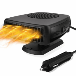 200W Auto Heizung: Qidoe 12 Volt Autoheizung Tragbar kfz Heizlüfter 12v akku Standheizung Ventilator mit Zigarettenanzünder Defogger Scheibenheizung für Wohnmobil Camper LKW PKW