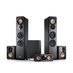 Teufel Ultima 40 Surround 5.1-Set - Heimkino Lautsprecher 5.1 Soundanlage Kino Raumklang Surround Subwoofer Movie High-End HiFi Speaker - schwarz
