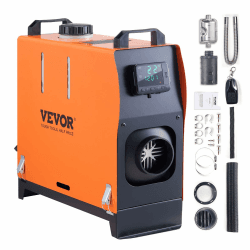 VEVOR Luft Dieselheizung Standheizung 12 V 5 kW, Luftheizung Air Diesel Diesel Standheizung Lufterhitzer, 0,12–0,52 L/Std. Dieselheizung mit LCD-Display & Fernbedienung Air Diesel Heizung Vertikale Maschine 5-8KW Grundmodell