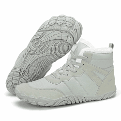 Mishansha Barfußschuhe Winter Warm Gefüttert Winterschuhe für Damen Herren Gr.36-48 EU 48 EU Hellesbohnengrün