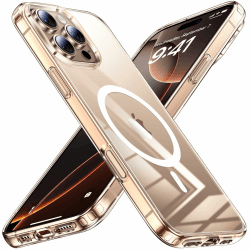 Uyiton für iPhone 16 Pro Hülle - Case für iPhone 16 Pro Handyhülle Schutzhülle, Anti-Vergilbung,Stoßfest Kratzfest,Ultradünn,Kompatibel mit Magnetisch - Transparent iPhone 16 Pro Transparent