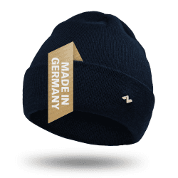 NYTTED® Merino Mütze Herren & Damen | 100% feinster Merinowolle | schön warm, weich & Strechy | Wollmütze Herren & Damen | Wintermütze Herren & Damen | Strickmütze für Herren & Damen | Merino Herren Einheitsgröße Navy
