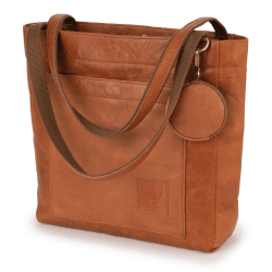 Berliner Bags Vintage Shopper Seville Tasche, Henkeltasche aus Leder, Handtasche für Damen - Braun