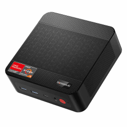 BOSGAME P3 Mini PC Gaming, AMD Radeon 680M Ryzen 9 6900HX 8K/16T Mini-Computer, 32GB DDR5 1TB PCIe 4.0xSSD Mini PC Windows 11 Pro, Dual LAN 2.5G, Wi-Fi 6E, BT 5.2, 4K Dreifachanzeige Ryzen 9 6900HX 32GB + 1TB