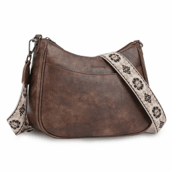 APHISON Krokodilleder Damen Umhängetasche Taschen Fashion Damen Handtasche Handgefertigte - Geschenk für Frauen A2-kaffee