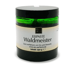 Waldmeister Eispaste Eis Aroma für Eis Desserts Getränke Pralinen Zum Verfeinern von Eis Tortencremes Getränke Kuchen Eiscreme Fruchtpaste Inhalt 250 g