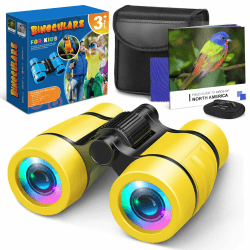 HappyKidsClub Geschenk Junge 3-12 Jahre, Fernrohr Kinder Outdoor Spielzeug Kinder Spielzeug ab 3-12 Jahre Jungen Geschenk Junge 3-12 Jahre Spielzeug Junge 4-12 Jahre Yello