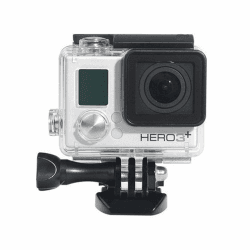 Wasserdichte Schutzhülle für Gopro Hero 4 3 Plus, drehbare Unterwasser-Tauchhülle Gehäuse für Go Pro Hero 4 3+ 3