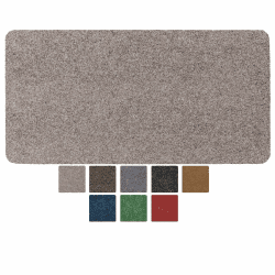 ANRO Fußmatte Schmutzfangmatte waschbar wasserdicht robust Schmutzfänger für Eingang, Haustür, Flur, Küche, Schlafzimmer Poet Größe 40x80cm Carpet Hellbraun 40 x 80cm Hellbraun