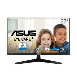 ASUS VY279HGE Gaming Monitor - 27 Zoll Full HD - 144 Hz, 1ms MPRT, FreeSync Premium, GameFast Input - IPS Panel, Vesa 100x100, 16:9, 1920x1080, HDMI, Schwarz 27" Full HD IPS 144 Hz, HDMI Schwarz