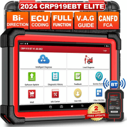 LAUNCH X431 CRP919E BT obd2 diagnosegerät für alle Fahrzeuge,LAUNCH diagnosegerät Auto mit OE-Level Alle System Diagnose,31+ Reset,kfz Tester für Active Test,CANFD, ECU-Kodierung,V.A.G-geführte,FCA