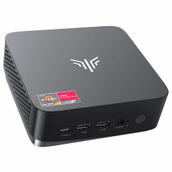 NiPoGi AM16 Mini PC ΑΜD Ryzen 5 PRO 5675U(Besser als 5560U/5600U,6C/12T, Max.4,3GHz),Mini Computer 32GB Dual Channels+512GB M.2 NVME SSD,WiFi6/BT5.2/Triple Display Desktop PC 4K@60Hz/HDMI+Typ-C ΑΜD Ryzen 5 PRO 5675U / 32GB DDR4 512GB SSD