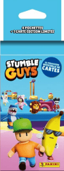 Panini 004841KBF4 Stumble Guys Trading Cards Blister 4 Hüllen + 1 Karte Limited Edition