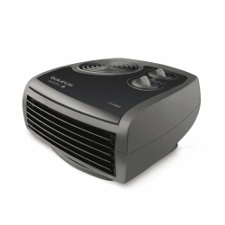 Taurus CA2400 Heizlüfter, 2400 W, 2 Heizleistungen, Kaltluftventilator, regulierbarer Thermostat, kompakt, grau