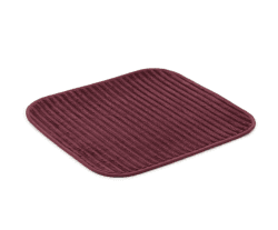Gözze - Rutschfester Weicher Badeteppich, 100% Polyester, 50 x 45 cm - Brombeere Brombeere 50 x 45 cm (Rechteckig)