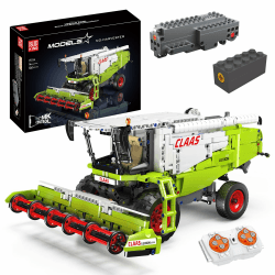 Mould King 17014 Technik ferngesteuert -Mähdrescher MOC-Elektrisch Combine Harvester Schwerlast-Baufahrzeug (1265+ Teile) Technologie Klemmbausteine Bausatz Claas Lexion 760 Traktor