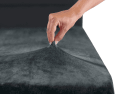 MALIKA® Premium warme Spannbettlaken Cashmere-Touch Bettlaken Jersey Fleece Spannbetttuch Laken, Farbe:Anthrazit, Größe:180-200 x 200 cm 180-200 x 200 cm Anthrazit