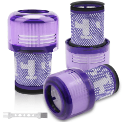 Solvhome 3 Stück Filter für Dyson V12 Staubsauger, Kompatibel mit Dyson V12 Detect Slim Absolute Extra Total Clean Motorhead Complete Akku-Staubsauger, Ersetzen Sie #971517-01