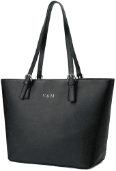 Vanessa & Melissa® Damen Shopper klassisch elegante Handtasche Henkeltasche Schwarz