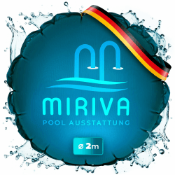 IVEUM 2m rundes Poolkissen Winter – Pool Kissen Überwinterung - Poolabdeckung Winter – Pool Luftkissen – Kissen Pool (RUND 2M) Ø 2m Rund