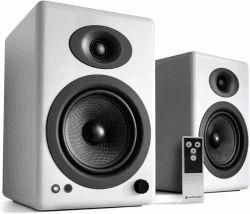 Audioengine-Regallautsprecher - A5 150-W-Lautsprecher für Heimkinos und Studiomonitore Verkabelt Weiß