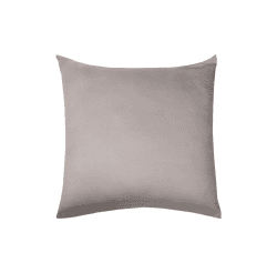 Livessa Kissenbezug 80x80 aus%100 Baumwolle Jersey Stoff - Verdeckter Reißverschluss, Kopfkissenbezug 80x80 cm, Kissenhülle, Ultra weich und atmungsaktiv, Oeko-Tex Zertifiziert 80x80 cm (1 Stück) Grau