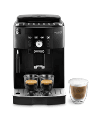 De'Longhi Magnifica S Smart ECAM 230.13.B Kaffeevollautomat mit Milchaufschäumdüse für Cappuccino, Espresso-, Kaffee- und Long Coffee Direktwahltasten und Drehregler, 2-Tassen-Funktion, Schwarz Mit Bedientasten & Drehregler Kaffeevollautomat