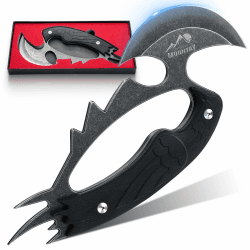 Moontay Outdoor Messer Survival aus D2 Edelstahl Jagdmesser Feststehende Klinge Jagdmesser mit Full Tang G10 Griff Scharf Survival Messer für Wandern Bushcraft Camping Geschenk für Männer 10.5cm