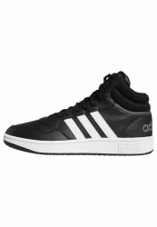 adidas Herren Hoops 3.0 Mid Classic Vintage Shoes Schuhe 44 EU Core Black Ftwr White Grey Six