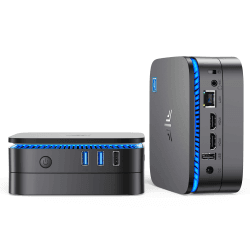NiPoGi AK1PRO Mini PC Ιntel Celeron N5105(bis zu 2.9GHz),16GB RAM 512GB ROM Mini Desktop PC, Micro Desktop Computer,4K UHD Dual Display/WiFi 5/BT4.2/Gigabit Ethernet/2x HDMI für Büro,Business,Heimkino Intel Celeron N5105/16GB RAM 512GB