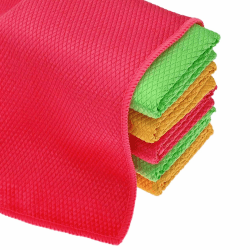 CZandCZ Mikrofasertücher Putzlappen, 50x40cm 6 Stücke, Allzweck-Reinigungstücher, Wiederverwendbar, Langlebige Absorbierende Reinigungstuch, für Fenster, Auto, Spiegel, Edelstahl Polieren Verwendet 50x40cm(6 Stücke)