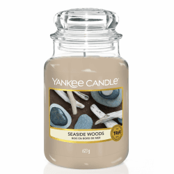 Yankee Candle Duftkerze im Glas (groß) | Seaside Woods | Brenndauer bis zu 150 Stunden Kerze im Großen Jar Seaside Woods