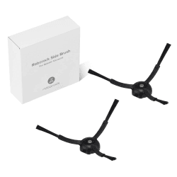 roborock Original Zubehör,Silikon Seitenbürsten für Staubsauger der Serien Q Revo/Q7 Max/Q8 Max/S7 Max Ultra/S7 Maxv Ultra/S7 Pro Ultra/S8 Pro Ultra/Q5 Pro+, 2er Pack(Schwarz)