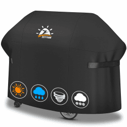 Zettum Grillabdeckung 208 CM - Grill Abdeckung für Weber Summit 600 Series, Genesis 600 Series Grill Heavy Duty&Wasserdicht, PU abdeckhaube für Char-Broil, Nexgrill, Dyna-glo (208 L x 68 W x 127 H cm) 208 x 68 x 127 cm